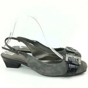 Naturalizer Heels Size 8.5 Marianna Suede Buckle